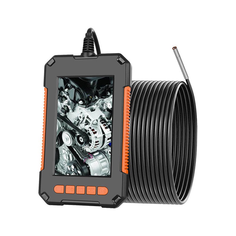 Tonchean - Endoscope industriel, caméra endoscopique, endoscope numérique 1080p hd à double objectif, écran lcd de 4,3 pouces, étanche IP67 - 10m