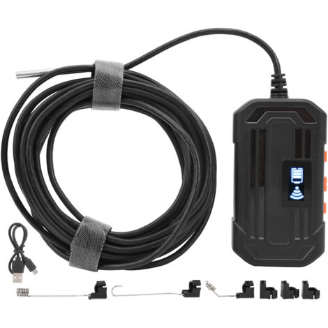 Endoscope Industriel F240 WiFi 1080P, 6 LED, 2m pour Inspection de Conduits et Réparation