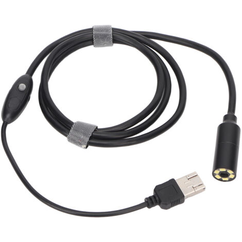Endoscope USB Autofocus Haute Résolution, Caméra d'Inspection 14.5mm avec 6 LED Réglables