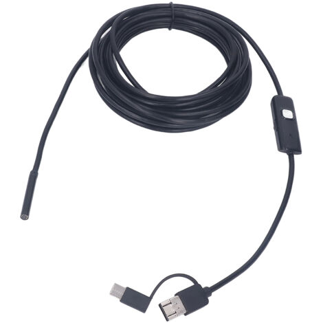 Endoscope USB C Android, Caméra d'Inspection 5 mètres Éclairage LED, Compatible Téléphone Portable et Ordinateur