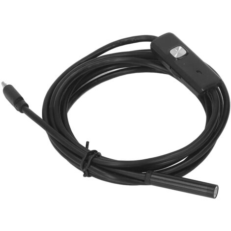 Endoscope USB Professionnel 7mm avec 6 LED, Caméra d'Inspection IP67 Étanche, Câble de 2m pour Détection