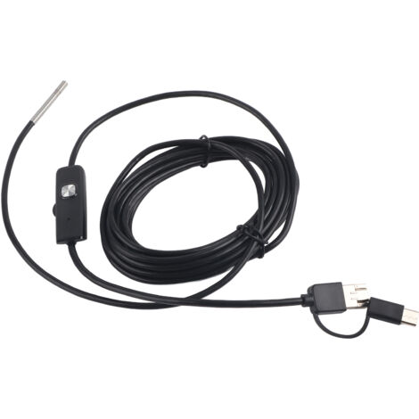 Endoscope USB Type C 3.9mm HD Étanche pour Android et iPhone (Câble 3.5m)