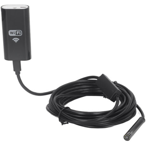 Endoscope WiFi IP67 2MP Caméra HD Étanche 8mm 5mètres avec 8 LEDs pour Inspection