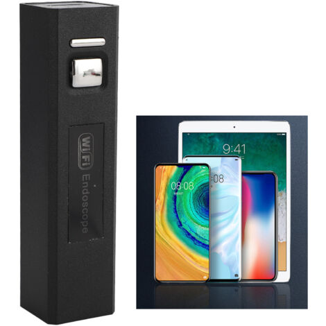 Endoscope WiFi Multifunctionnel Portatif avec Écran pour Inspection Automobile et Plomberie - Matériel ABS, Batterie 600mAh, Poids 79g