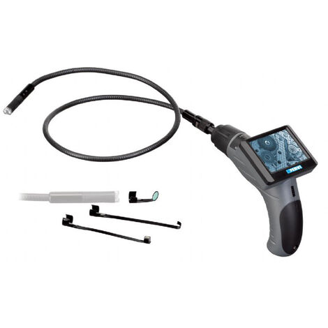 Endoscopio telecamera con sonda flessibile per meccanica Fervi e022/12