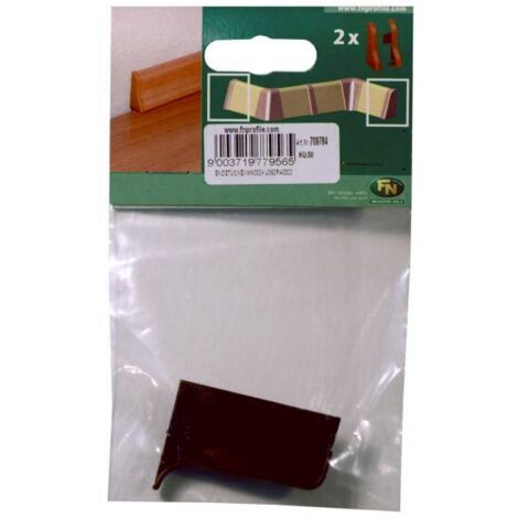Endstück für Kunststoffleiste ku.050 wenge Clips & Ecken