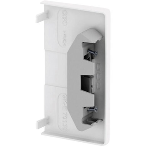 Endstück obo-bettermann 6274570 PVC weiß 70x130 mm