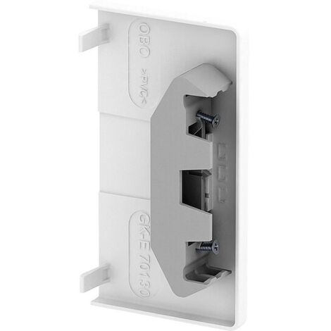 Endstück Typ GK-E70130RW, reinweiß
