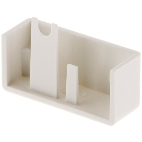 Endstücke für Leisten 30x10mm weiß Packung mit 4