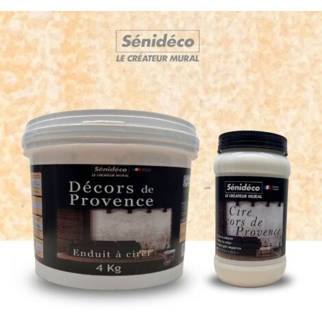 Enduit à cirer décoratif - Décors de Provence 4KG coloris Camargue
