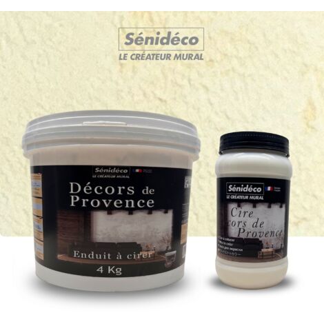 Enduit à cirer décoratif - Décors de Provence 4KG coloris Sablette