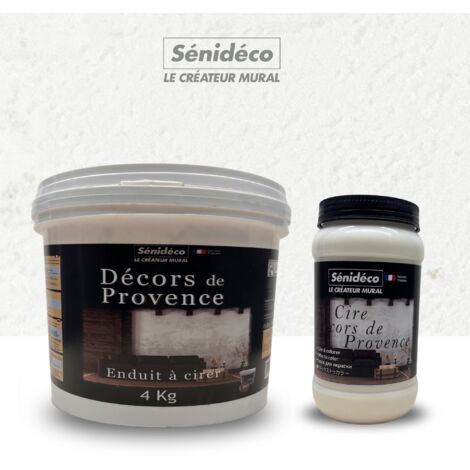 Enduit à cirer décoratif - Décors de Provence 4KG coloris Ventoux