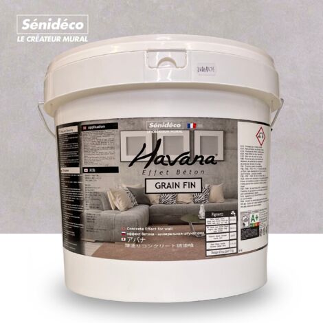 Enduit à la chaux, effet béton - HAVANA grain fin 5KG pour 10m²