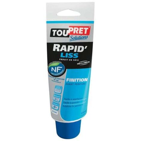 Enduit De Lissage Toupret Rapid Liss 0.33 Kg En Pâte, Pour Mur / Plafond Intérie