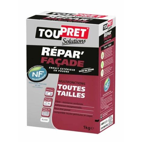 Enduit De Rebouchage Façade 1 Kg En Poudre, Pour Façade Extérieur