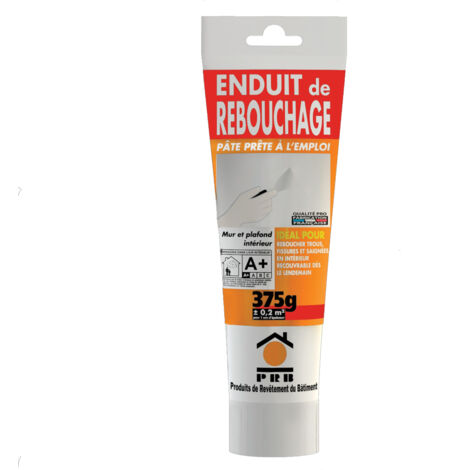 Enduit de Rebouchage Pate 330g - Réparation Rapide de Fissures et Trous - Application Facile et Précise - Finition Lisse et Prête à Peindre - Usage Intérieur