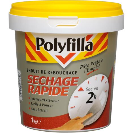 Enduit De Rebouchage Polyfilla - Séchage Rapide Pâte 1 Kg