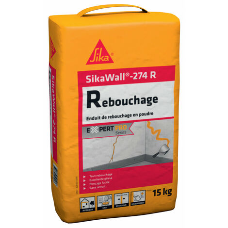 Enduit De Rebouchage Sikawall 274 R 15 kg