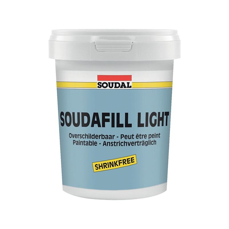 Soudal - Enduit et mastic de rebouchage Soudafill Light pot de 900ml