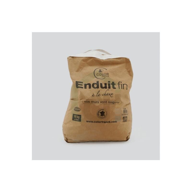 Enduit fin à la chaux - blanc, Sac de 10kg