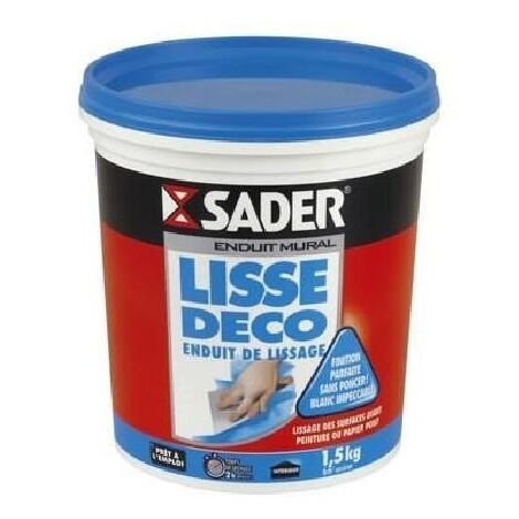 ENDUIT LISO DECO PATE 1.5 KG SADER
