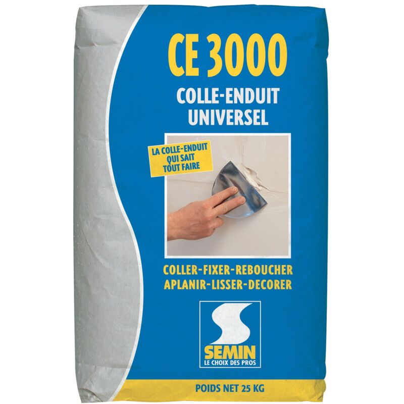 Semin - Enduit multifonctions ce 3000 - sac 25 kg