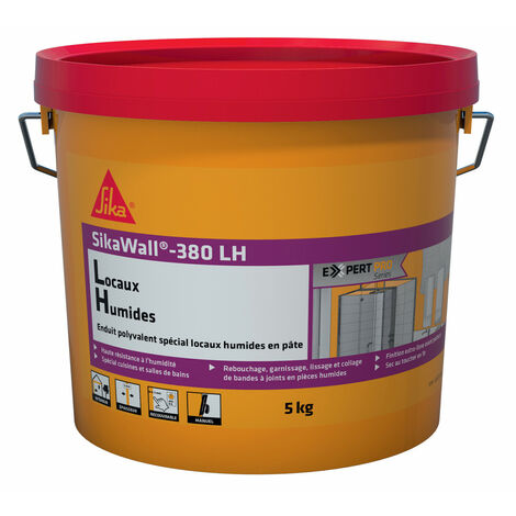 Enduit Polyvalent En Pâte Sikawall 380 Lh 5 kg