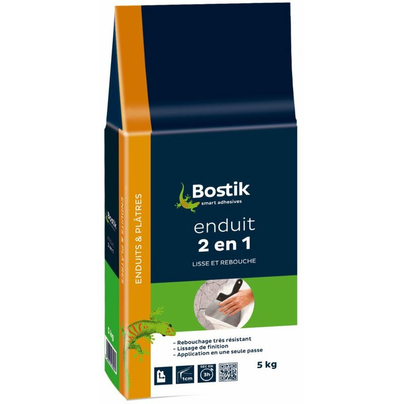 Bostik - Enduit 2-en-1 poudre15kg