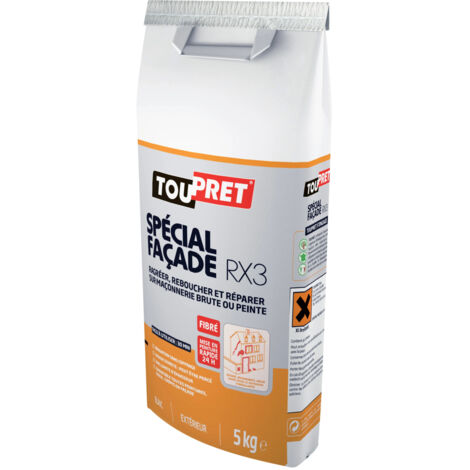 Enduit Poudre Toupret Spécial Façade Rx3 Gamme Gsb 5kg - Toupret