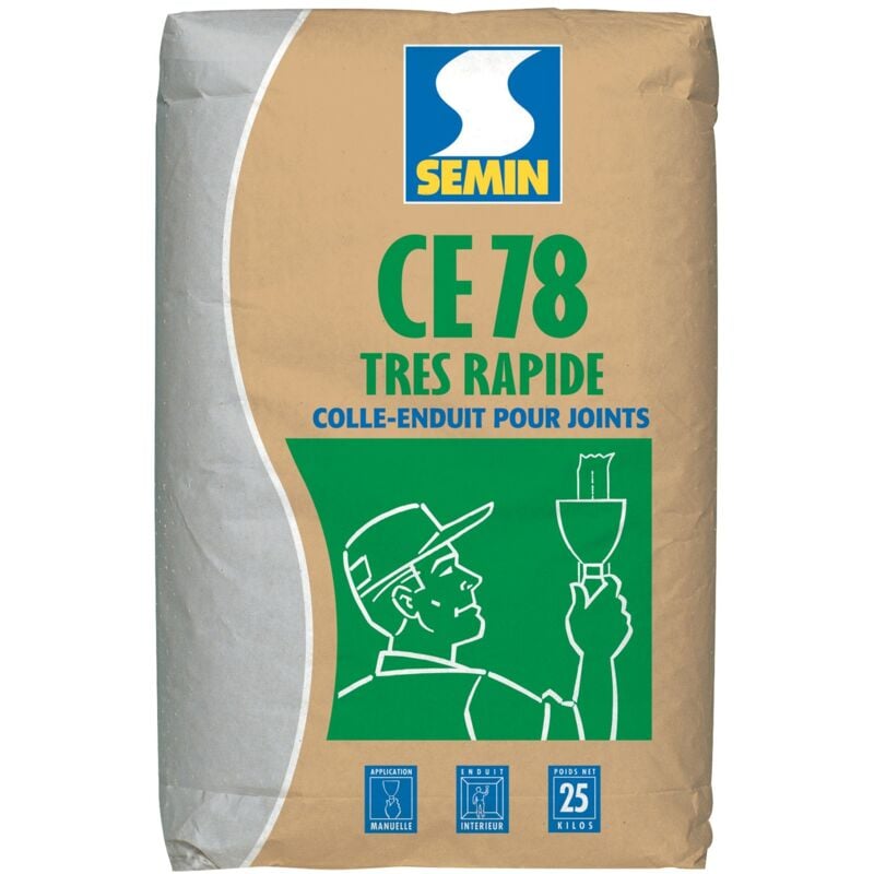Semin - Enduit pour joint ce 78 1/2 heure - sac de 25 kg