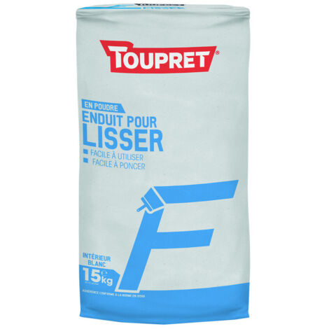 ENDUIT POUR LISSER POUDRE F CHANTIER TOUPRET 15KG EXCLU MAGASIN BCELIS15