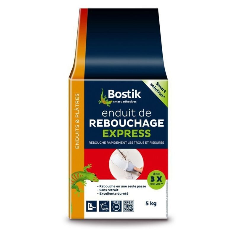 Bostik - Enduit rebouchage express poudre 5kg