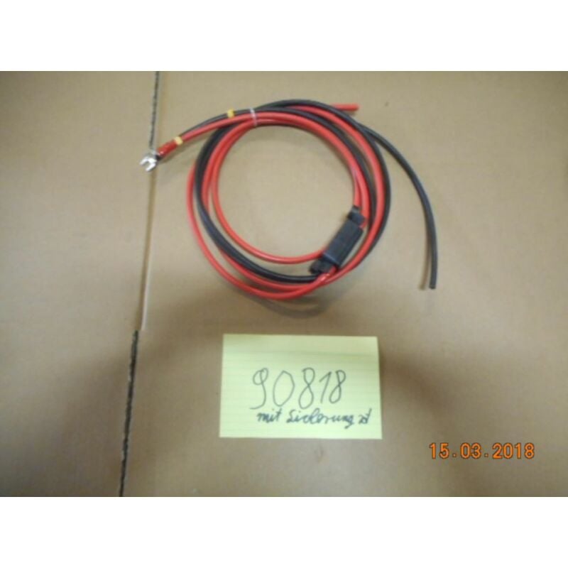 Pièce Détachée Enduro Em203 : Câble De Batterie Plus Avec Fusible De 80a