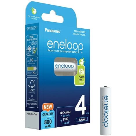 PANASONIC Eneloop Akku BK-4MCDE AAA 800mAh Ready2Use (4er Blister)