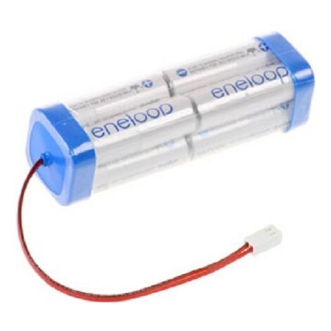 eneloop Akkupack 9,6V / 2000mAh - F2x2x2 passend für Futaba Sender Zelle eneloop AA