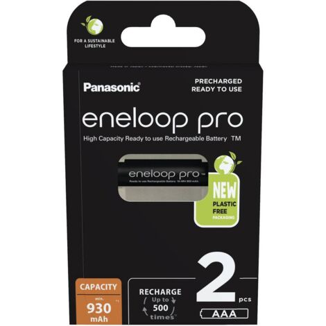 eneloop eneloop pro HR03 Batteria ricaricabile Ministilo (AAA) NiMH 930 mAh 1.2 V 2 pz.