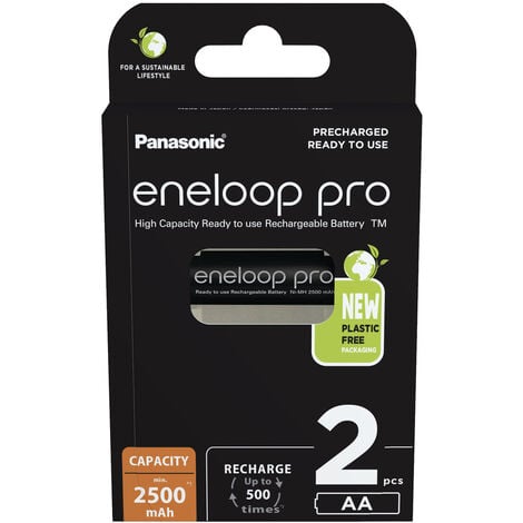 PANASONIC eneloop eneloop pro HR06 Mignon (AA)-Akku NiMH 2500 mAh 1.2 V 2 St.