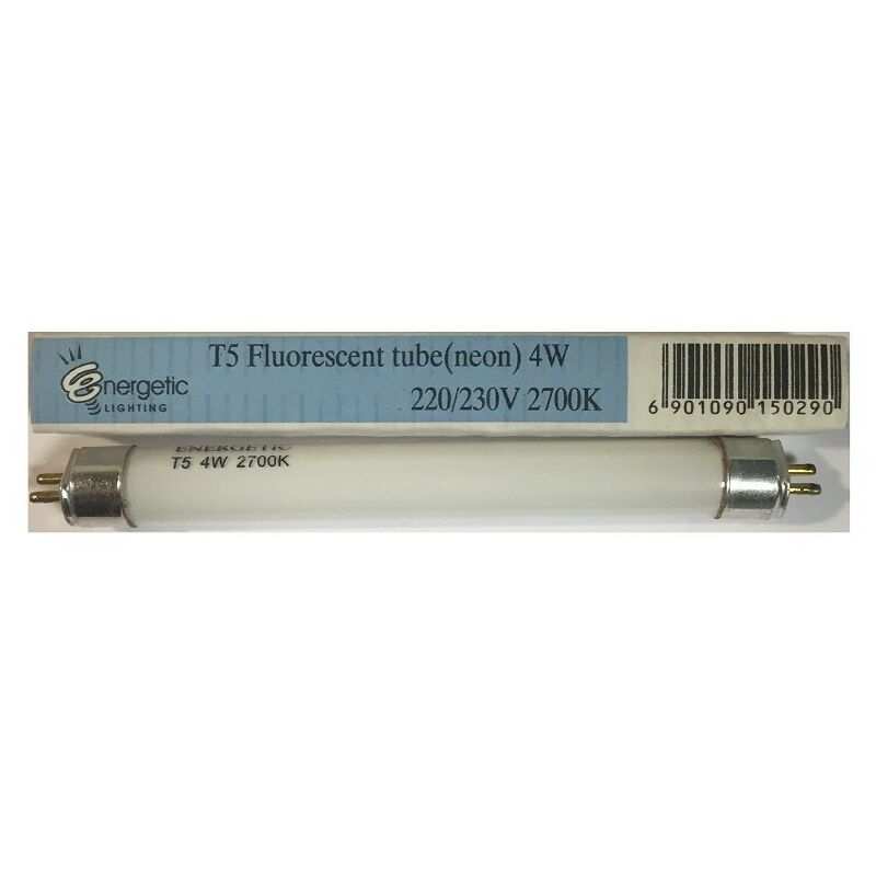 

EL4W2700K Tubo fluorescente T5 G5 Mini 4W 2700K 220 / 230V L = 136mm - Energetic Lighting