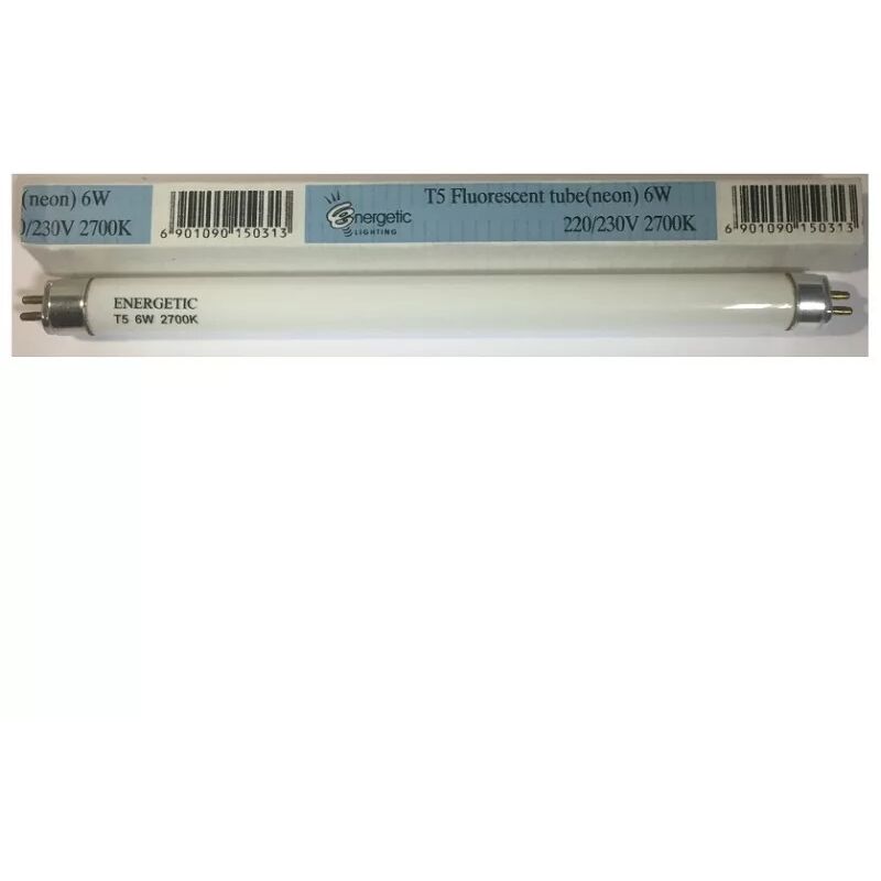 

tubo EL6W2700K Mini fluorescente T5 G5 2700K 6W 220 / 230V L = 210mm - Energetic Lighting