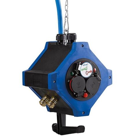 Energie-/Druckluft- Hängeverteiler 6x230 V/16 2xDruckluft