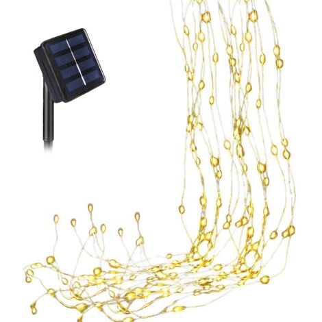 Énergie Solaire 200LED Vignes Arbre Guirlande Lumineuse Branche Arbre Lumières Mariage Plante Jardin Chambre Chambre Jour de Noël Fête de Mariage Décoration Lumière