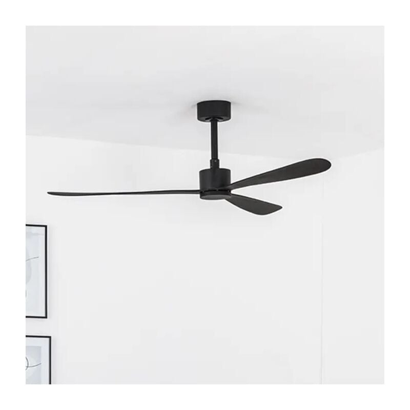 Faro Barcelona - Ventilateur de plafond sans lumière noir ø 132 cm amelia 33761
