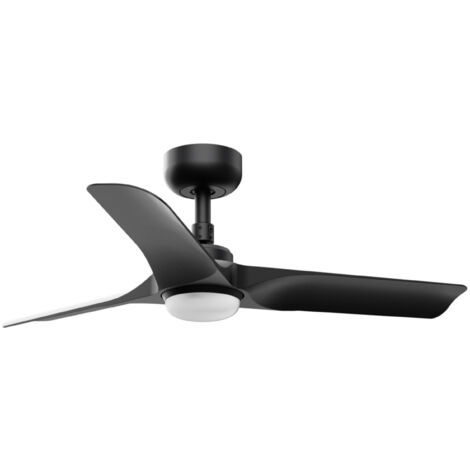 Energiespar Deckenventilator Hey S Schwarz mit LED