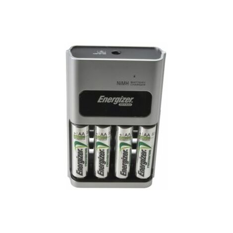 Charger + 4 x AA 2300 mAh Batteries Battery Charger 2300 mAh Black