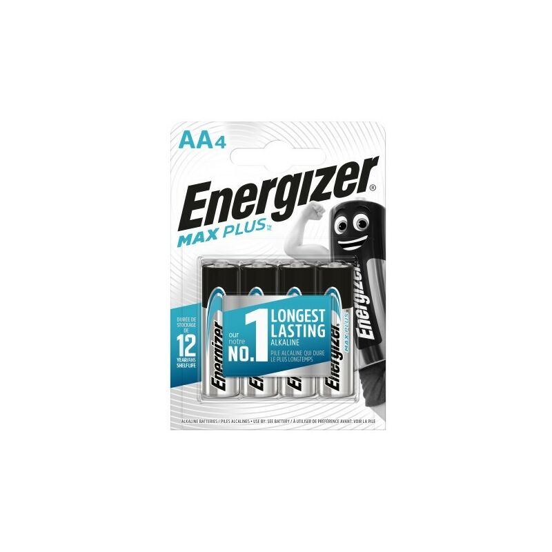 

Alcalina MAX PLUS - Pack de 4 pilas Alcalinas AA MAX PLUS - Energizer