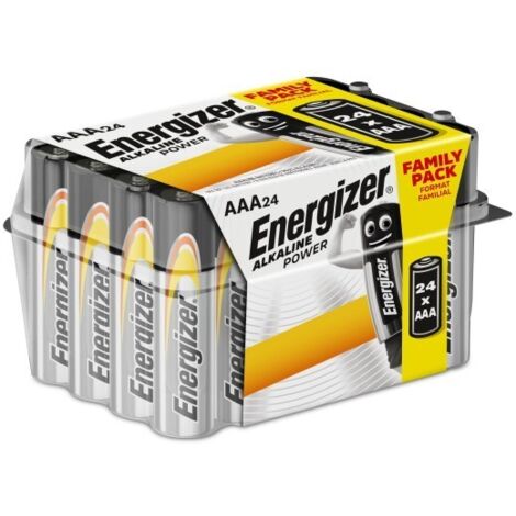 ENERGIZER ALKALINE POWER PILA ALCALINA AAA LR03 PACK24