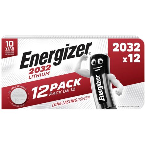 Energizer Batteria a bottone CR 2032 3 V 12 pz. 240 mAh Litio