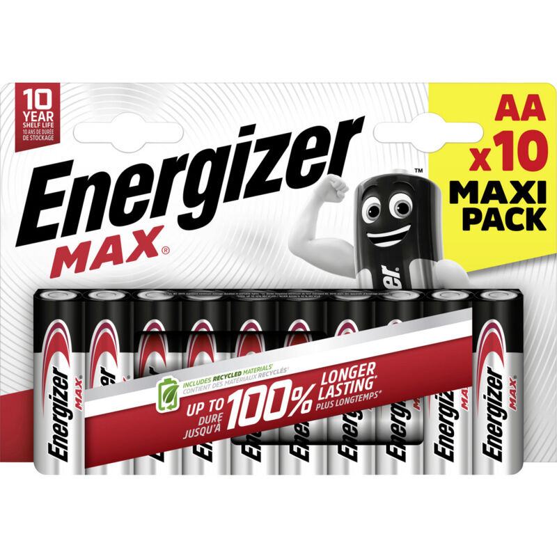Altro Energizer Batterie Max Aa Lr6 /10 Eco