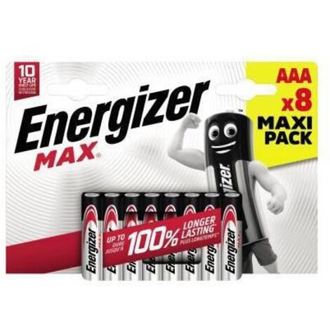 Energizer Batterie Max Alkaline E303324100 AAA LR03 8St.