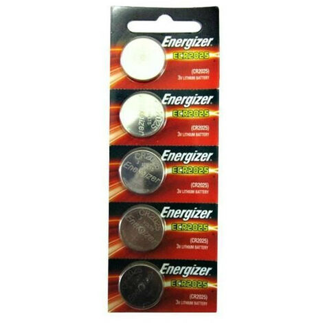ENERGIZER CR2025 5 Piles Bouton Au Lithium CR2025
